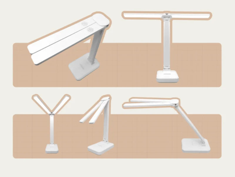 Dimmable LED Desk Lamp – Rechargeable Eye Protection for Bedroom Study