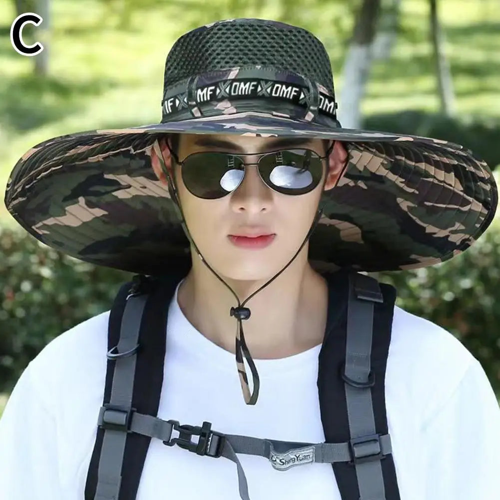 Breathable Mesh Sun Hat – Unisex UV Protection for Fishing and Hiking
