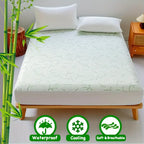 Waterproof Bamboo Mattress Cover – Cooling Fitted Sheet for Deep Bed Frames