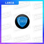Car Key Fob Emblem – 14mm 3D Logo Badge for Lancia Automotive Keys