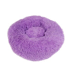 Round Plush Pet Bed – Soft Warm Sleeping Mat for Large Dogs and Cats