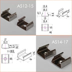 Stainless Steel LED Mounting Clips – Rigid Fixture for Outdoor Neon Strips