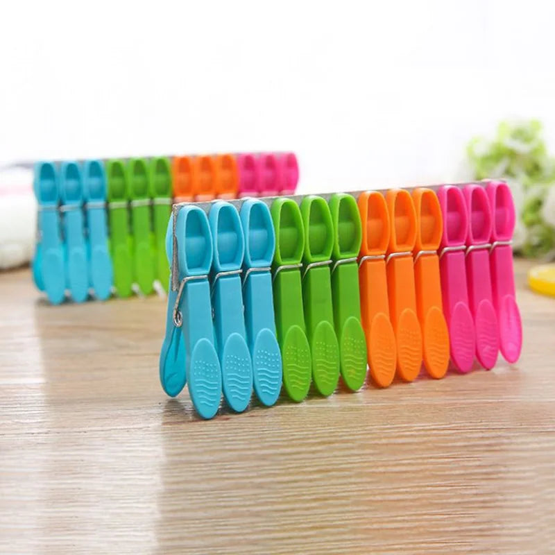 Plastic Clothespins – Heavy Duty Laundry Clips for Drying Clothes and Towels