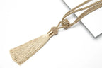 Handmade Tassel Curtain Tieback – Decorative Drapery Holdback for Home Decor