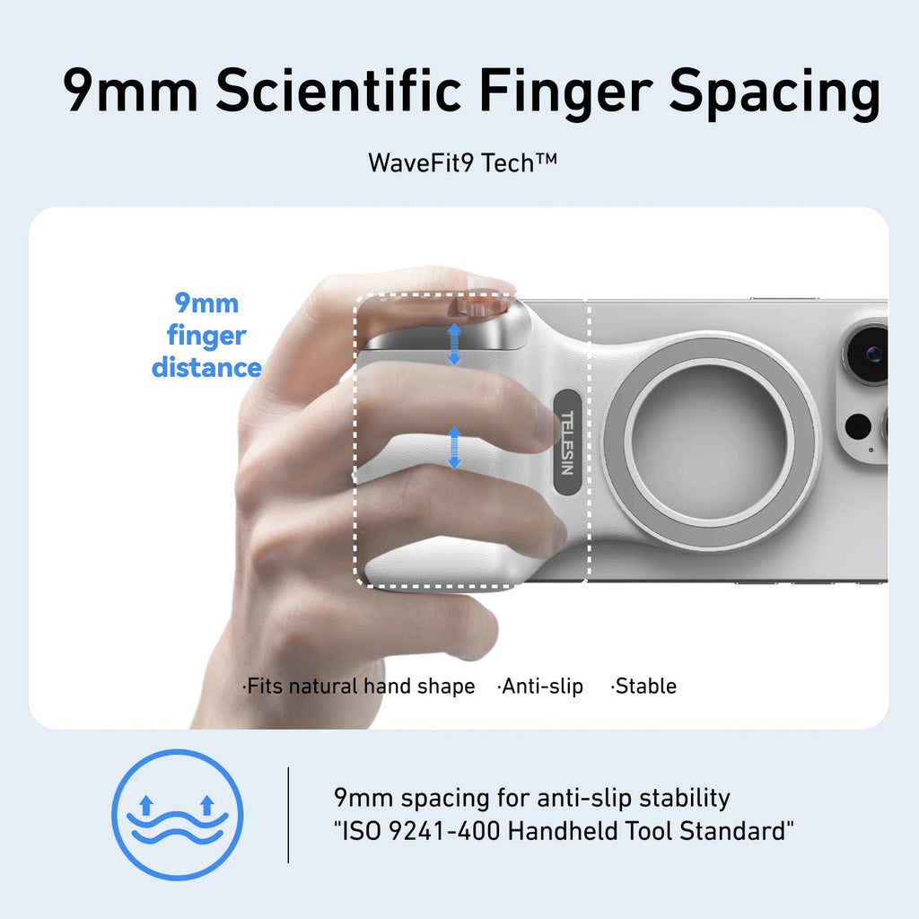 Magnetic Phone Camera Grip – Ergonomic Handheld Stabilizer for Content Creation