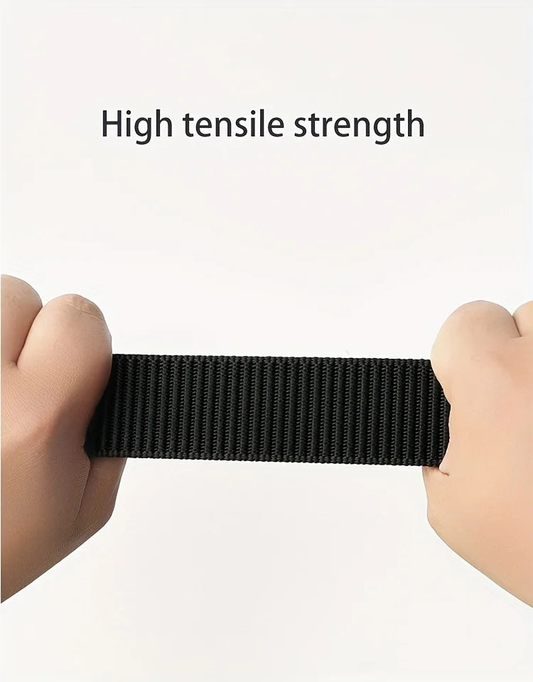 Tactical Canvas Belt – Durable Automatic Buckle for Men Outdoor Hunting