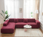 Thickened Elastic Sofa Slipcovers – Sectional Corner Couch Protection for Living Room