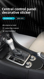 Carbon Fiber Gear Shift Trim – Interior Decal for Mercedes Benz SLK R171