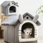 Foldable Pet House – Removable Washable Bed for Small to Large Dogs and Cats