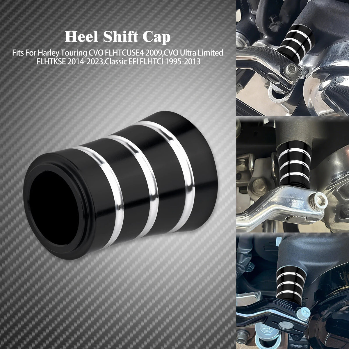 Motorcycle Heel Shifter Spacer – Shift Lever Shaft Cap for Harley Touring