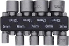 Hex Socket Nut Driver Set – 5mm-13mm Sleeve Nozzles for Mechanical Repairs