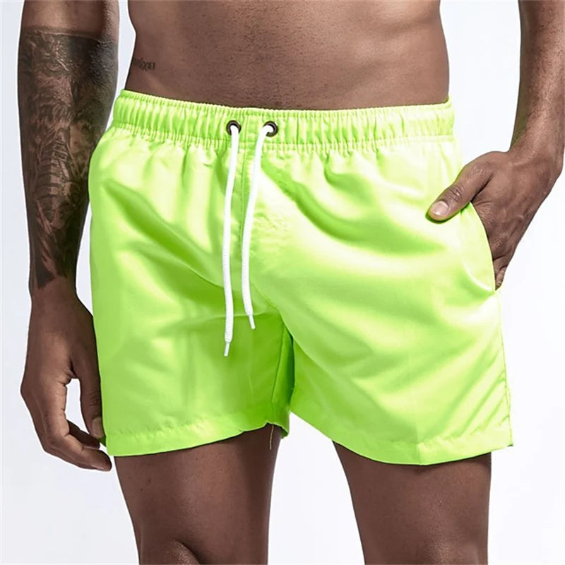 Mens Quick Dry Swim Trunks – Lightweight Beach Shorts for Summer Swimming