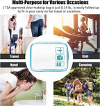 Transparent PVC Travel Toiletry Bag – Waterproof Cosmetic Organizer for Packing