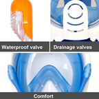 Full Face Snorkel Mask – Anti Fog Diving Gear for Adults and Kids