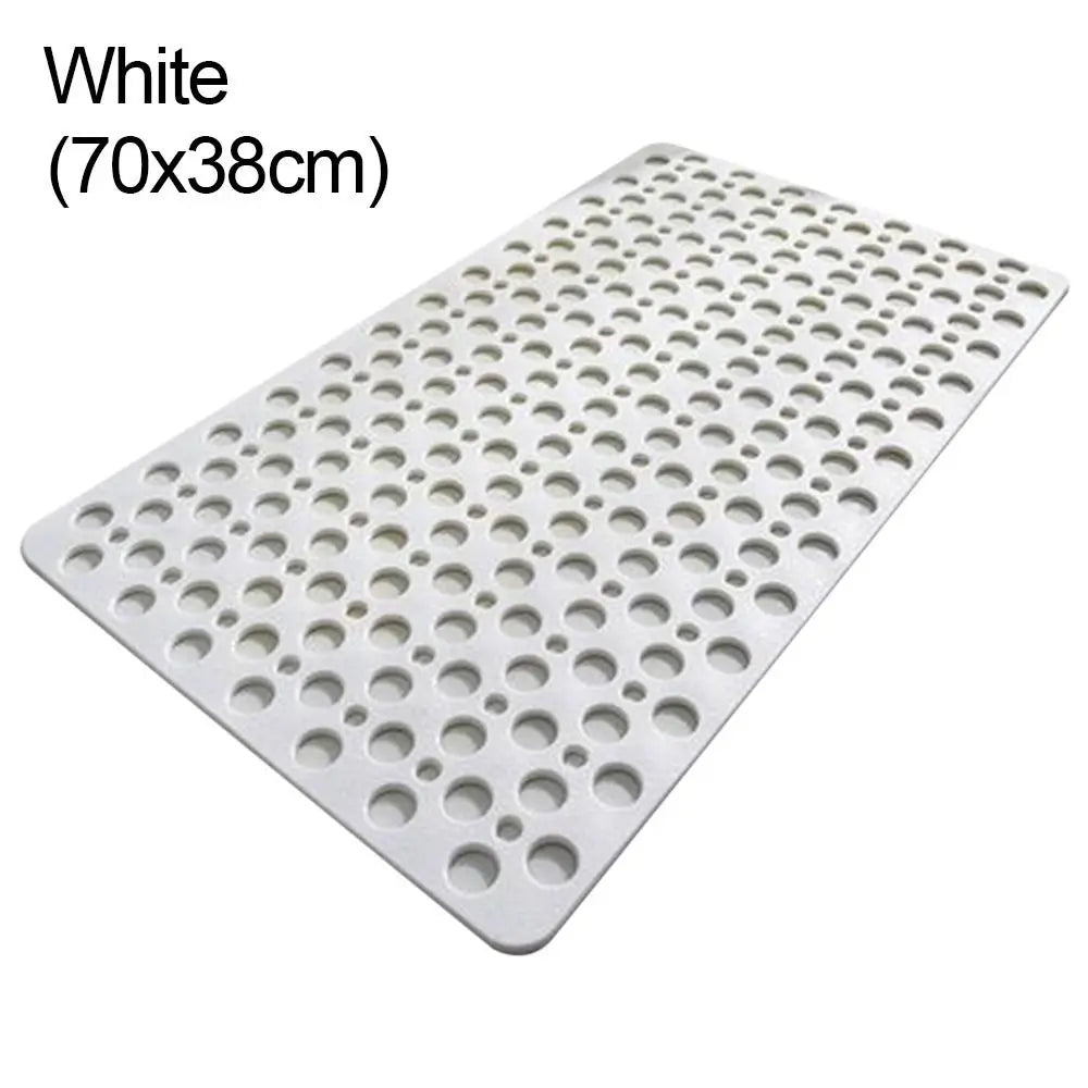 Anti Mould Rubber Bath Mat – Non Slip Shower Accessory for Bathroom Safety