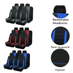 Universal Polyester Car Seat Cover Set – Bicolor Protector for Auto Interior