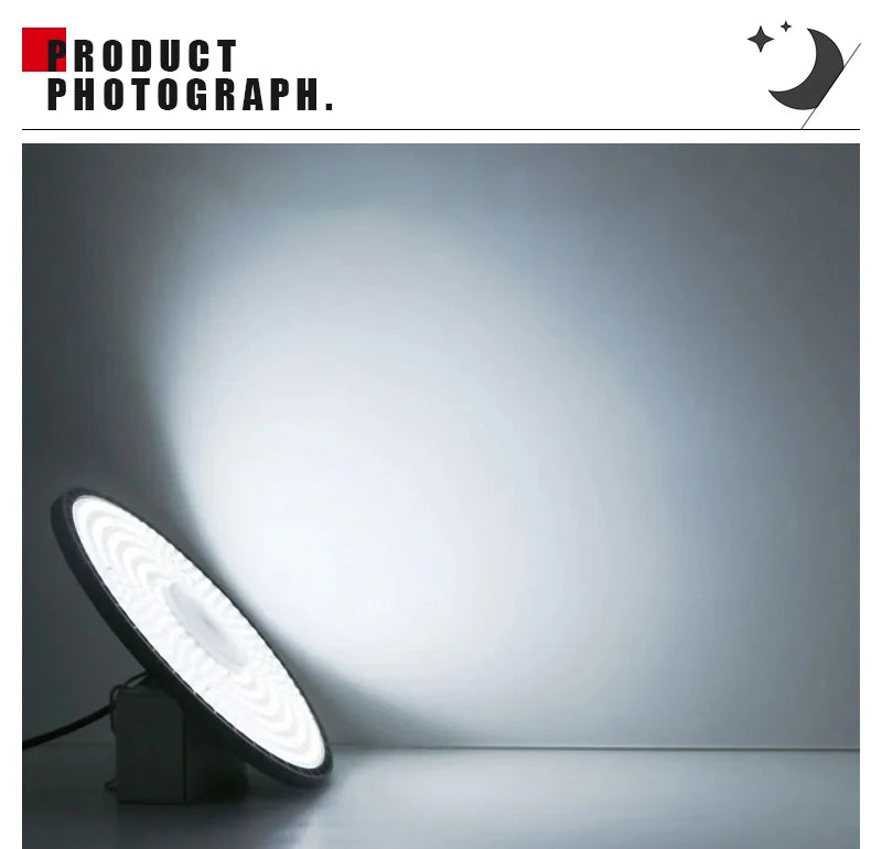 UFO LED High Bay Light – Industrial Power for Warehouse and Garage Lighting