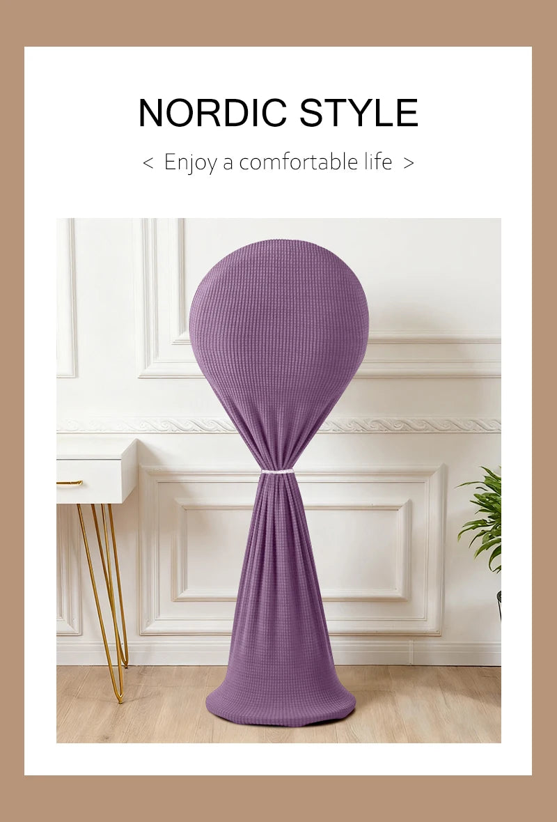 Jacquard Elastic Fan Cover – Full Coverage Dust Protector for Tower Fans