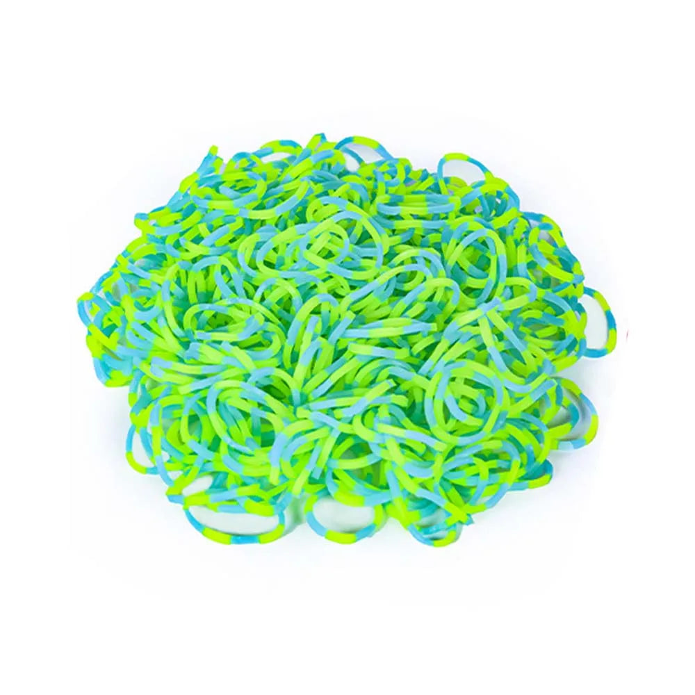 Elastic Loom Bands – Colorful DIY Jewelry Making Kit for Kids Crafts