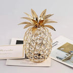 Crystal Rhinestone Apple Ornament – Sparkling Miniature Decor for Home