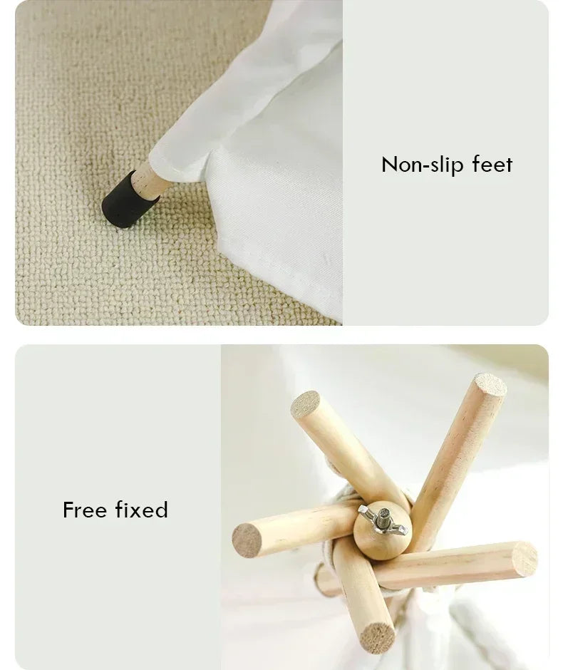 Portable Pet Teepee – Washable Indoor House for Cats and Small Dogs