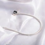 925 Sterling Silver Snake Chain Bracelet – Handmade Jewelry for Women