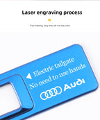 Tailgate Warning Sticker – Reflective Decal for Audi S-Line Trunk Access