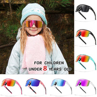 Kids Sport Cycling Sunglasses – UV400 Youth Eyewear for Outdoor Bike Baseball