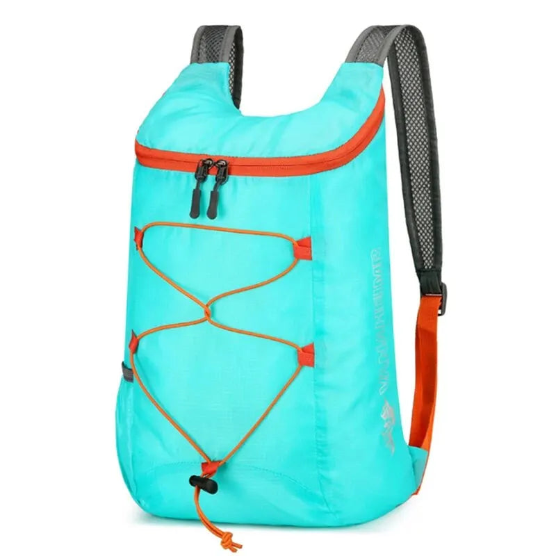 Folding Nylon Backpack – Lightweight Waterproof Bag for Camping and Hiking