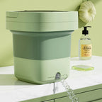Portable Folding Washing Machine – Ultrasonic Mini Washer for Travel and Home