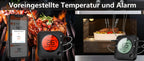 Wireless Meat Thermometer – 6-Probe Digital BBQ Tool for Smoker Grill Cooking