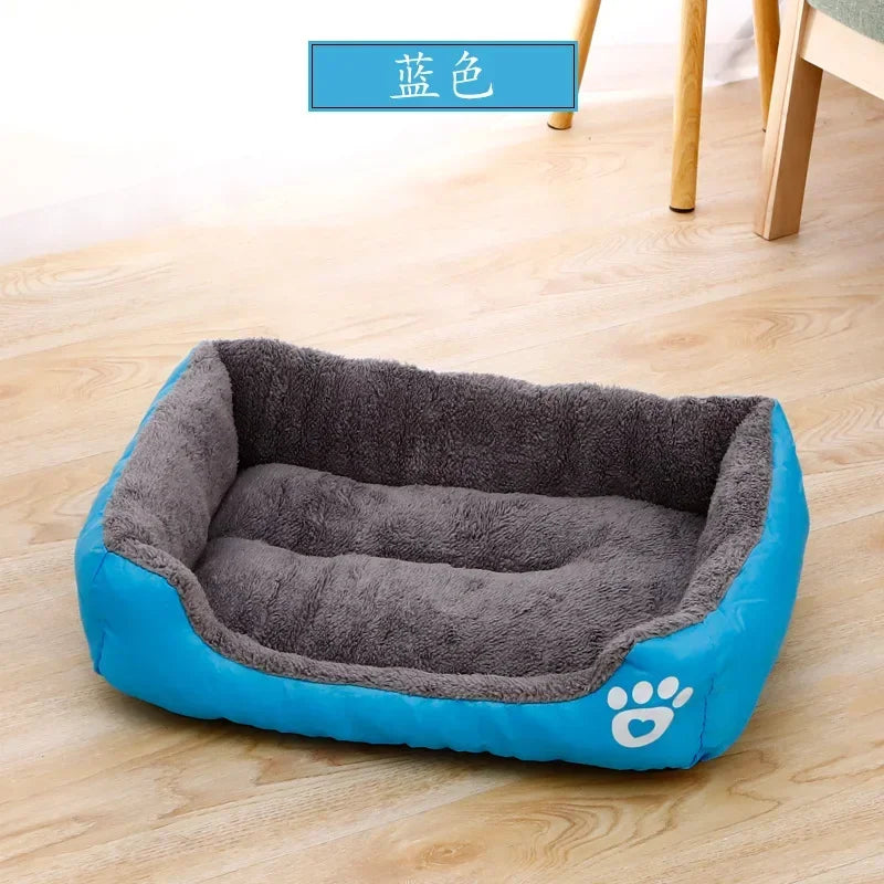 Large Square Dog Bed – Warm Soft Nest for Small Medium and Large Pets