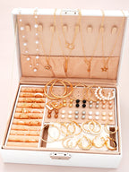 Faux Pearl Jewelry Set – Elegant Multi-Layered Necklace for Women