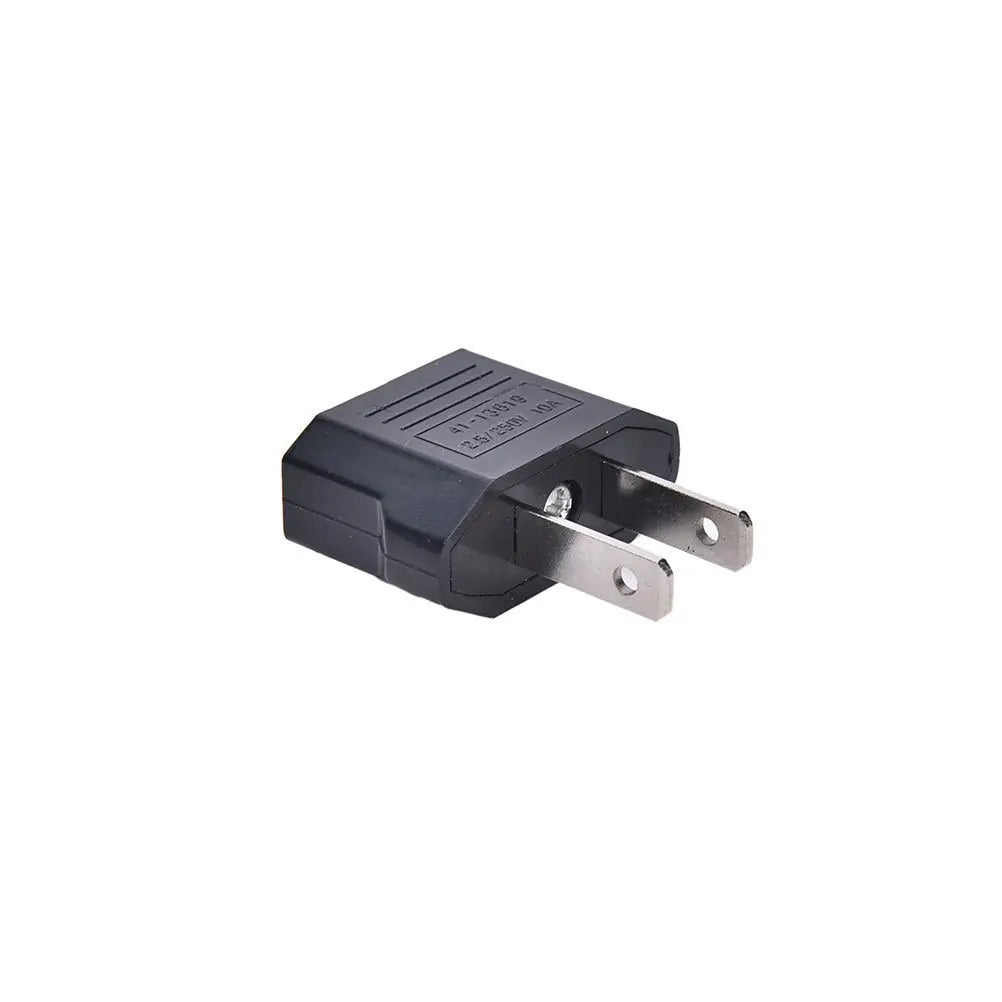 European to US Plug Adapter – Compact Travel Power Converter for International