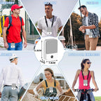 Portable Waist Fan – Rechargeable Bladeless Air Cooler for Outdoor Cooling