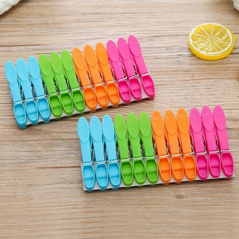Plastic Clothespins – Heavy Duty Laundry Clips for Drying Clothes and Towels