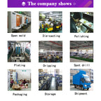 Manufacturing process steps including molding, die-casting, polishing, packaging, and shipment