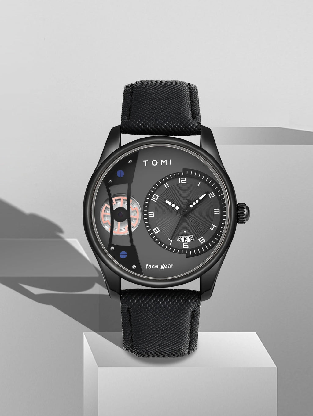 Minimalist Quartz Watch – Luxury Double Strap Set for Business Gift