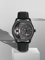 Minimalist Quartz Watch – Luxury Double Strap Set for Business Gift