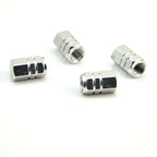 Aluminum Alloy Tire Valve Caps – Dustproof Rim Stem Covers for Automobiles