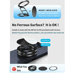 Magnetic Phone Ring Holder – Double-Sided Kickstand for MagSafe iPhone