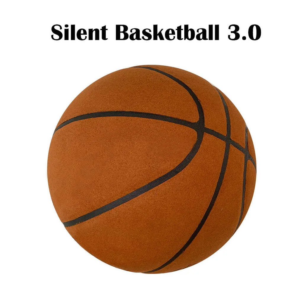 Silent Foam Basketball – Size 7 Airless Ball for Indoor Dribbling Training