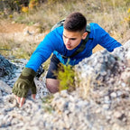 Tactical Fingerless Gloves – Hard Shell Knuckle Protection for Outdoor Sports