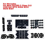AC Switch Repair Decals – Interior Button Restoration for Mercedes-Benz