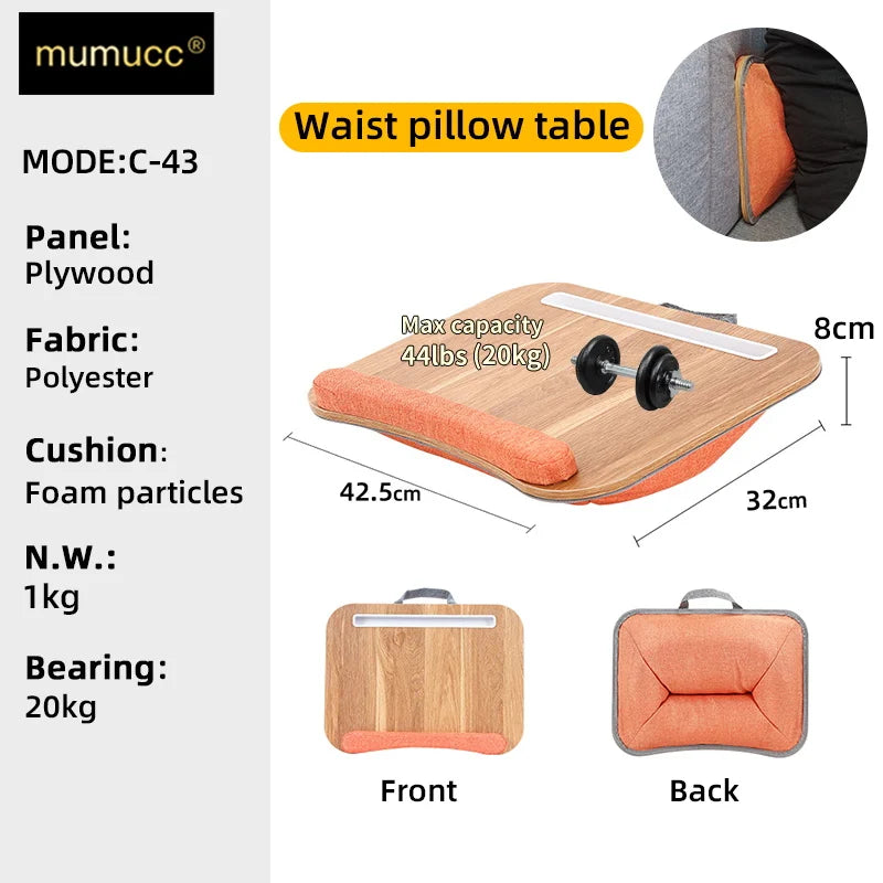 Ergonomic Waist Support Cushion – Lumbar Backrest for Office Computer Chair