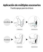 Memory Foam Lumbar Cushion – Ergonomic Back Support for Car Office and Gaming