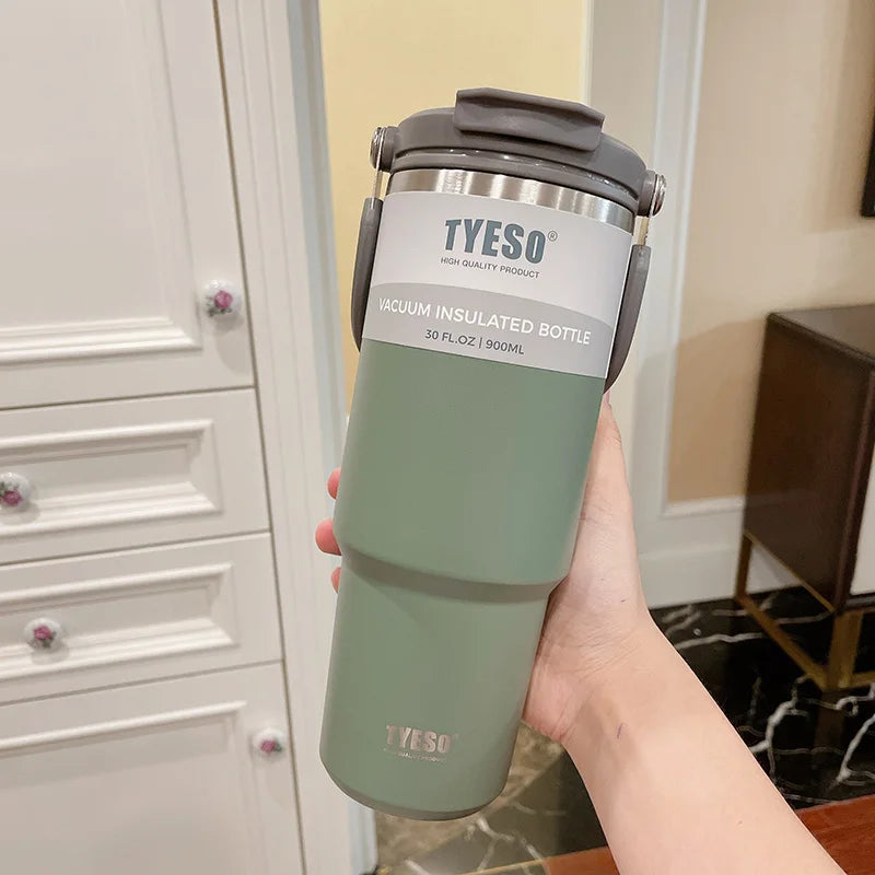 Stainless Steel Insulated Tumbler – 900ml Double-Wall Cup for Travel and Office