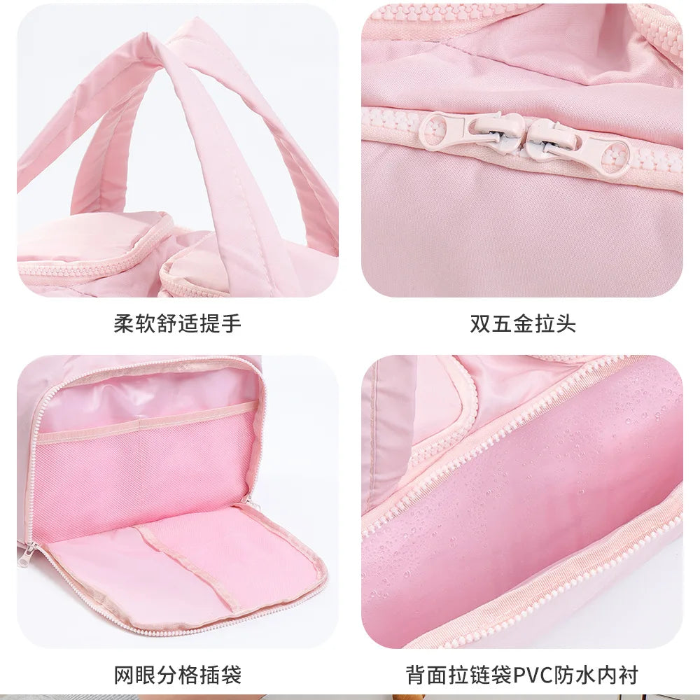 Portable Travel Makeup Bag – Large Capacity Organizer for Cosmetic Storage
