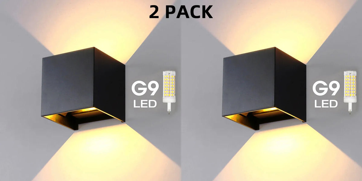 Modern Aluminum LED Wall Lamp – Waterproof IP65 Light for Indoor Outdoor Decor