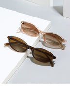 Oval Sunglasses – Small Retro Fashion Shades for Women and Men